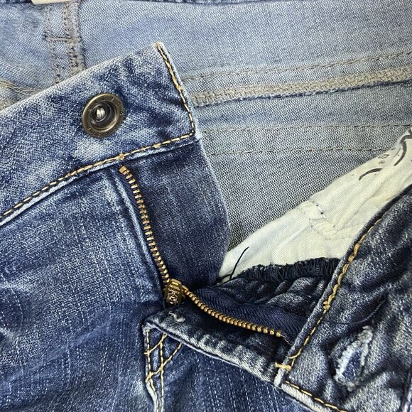 Silver Pioneer Bootcut Jeans Women's 30x30* Flare Blue Flap Pocket Denim Y2K‎ - Picture 14 of 16